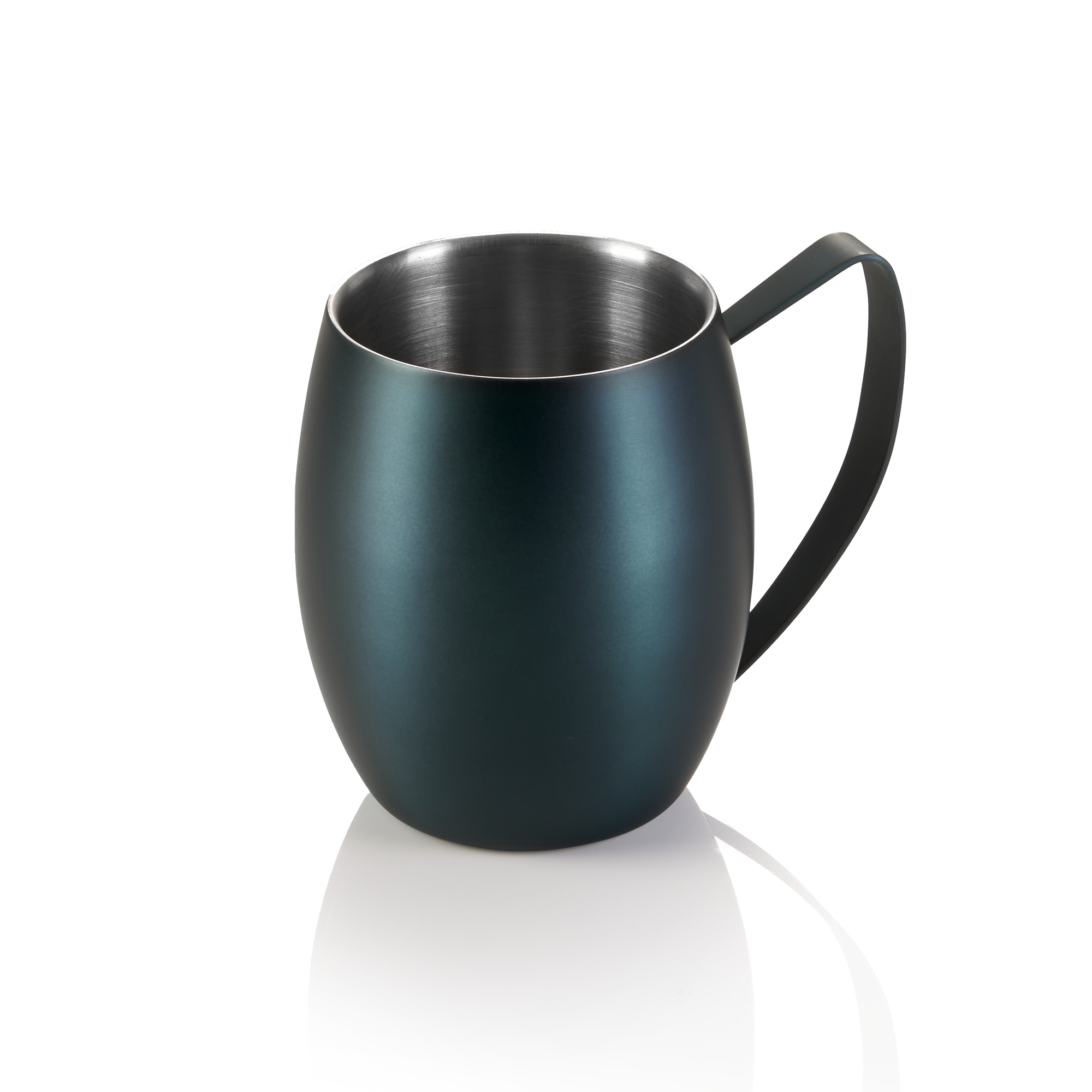 WAS Moscow Mule NOCTURN, 0,38 ltr., Ø 10 cm, Höhe 11,5 cm, blau matt - HLC, dopp