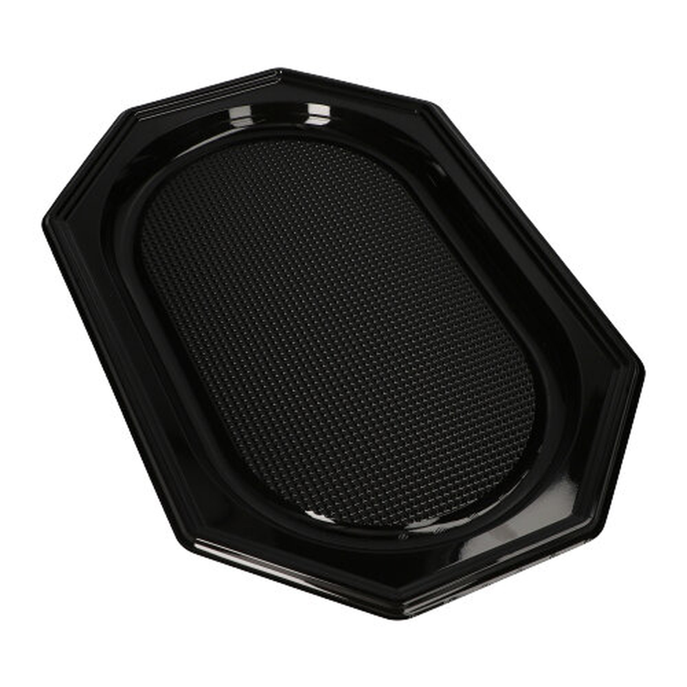 Papstar Servierplatten, PET 45 cm x 30 cm schwarz