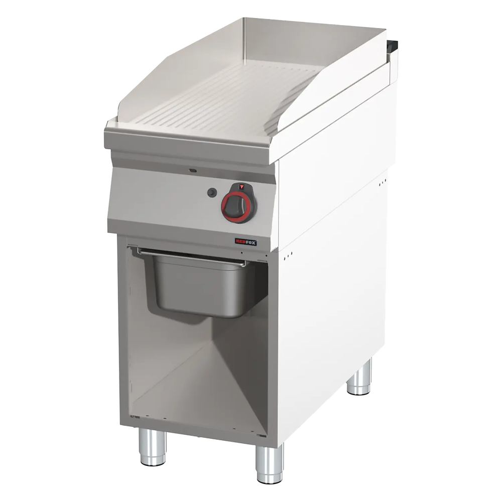 RM Gastro Grillplatte geriffelt / REDFOX - FTR 90/40 G