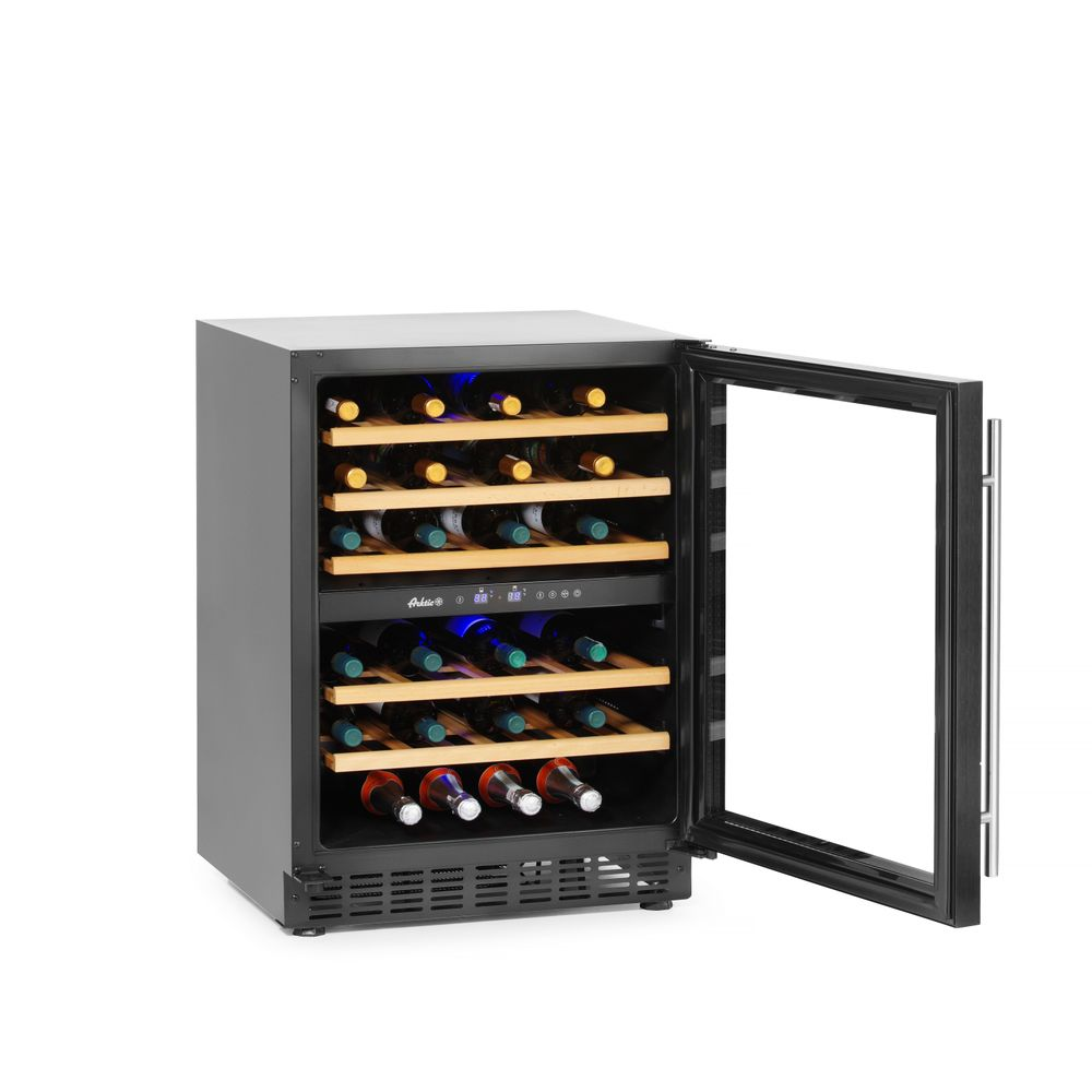 Hendi Weinkühlschrank, 2 Zonen, 46 Flaschen, Arktic, 133L, 220-240V/90W, 595x646