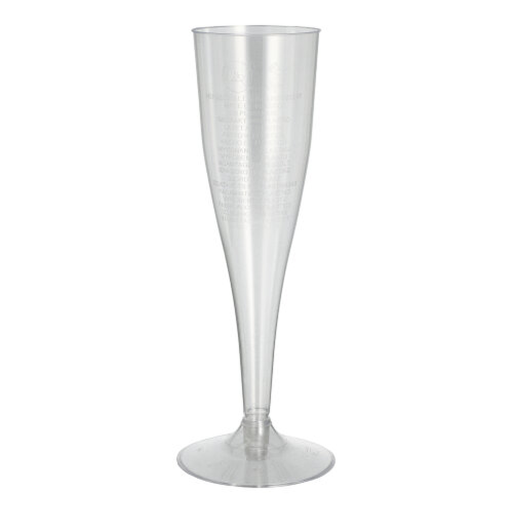 Papstar Stiel-Gläser für Sekt, PS 0,1 l Ø 5 cm · 17,5 cm glasklar