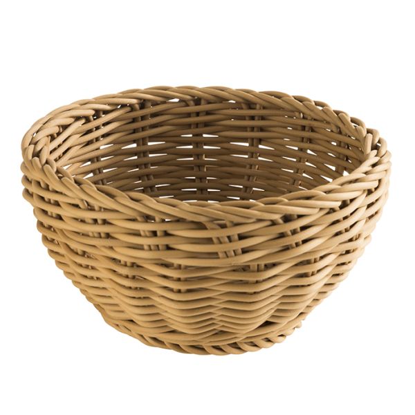 APS Korb, rund Ø 16 cm, H: 8 cm , Polypropylen, braun