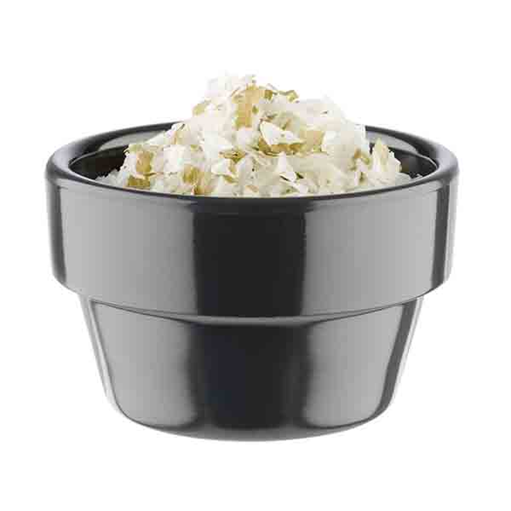 APS Schale -FLOWER POT- Ø 6 cm, H: 3,5 cm , Melamin, grau