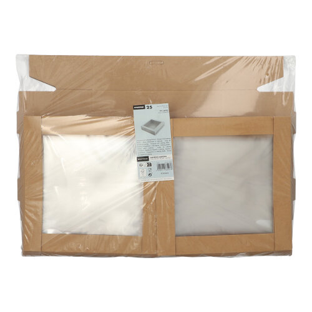 PAPSTAR Transport- und Catering-Kartons, Pappe eckig 6 cm x 22,5 cm x 22,5 cm