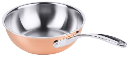 Contacto Sauteuse, 20 cm Kupfer aus Mehrschichtmaterial