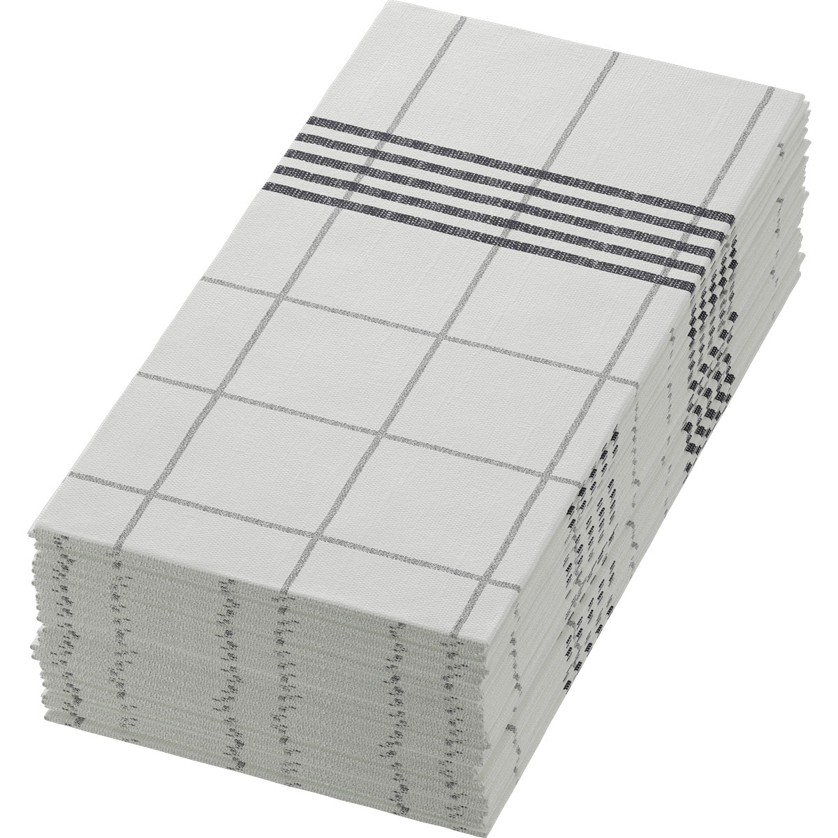 Duni Dunisoft-Servietten 48 x 48 cm 1/8 Buchfalz Towel grey