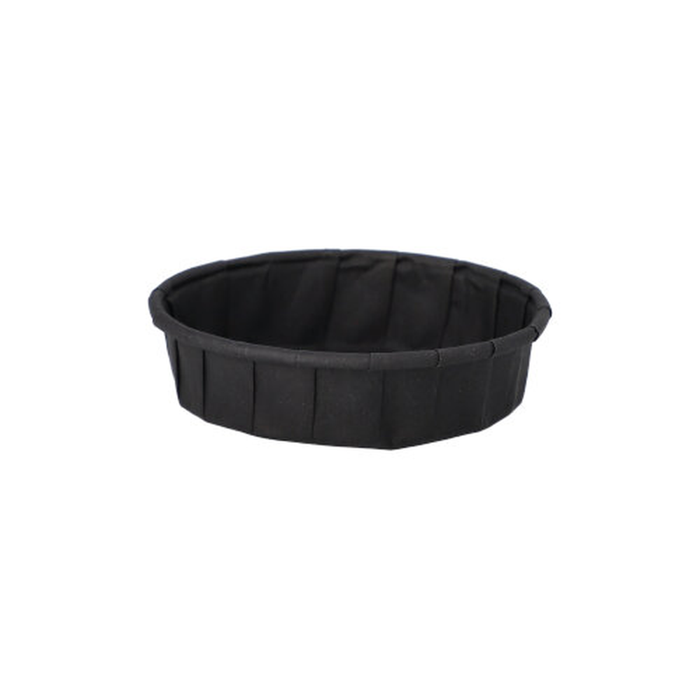 Papstar Dressingbecher, Papier 25 ml Ø 6 cm · 1,5 cm schwarz