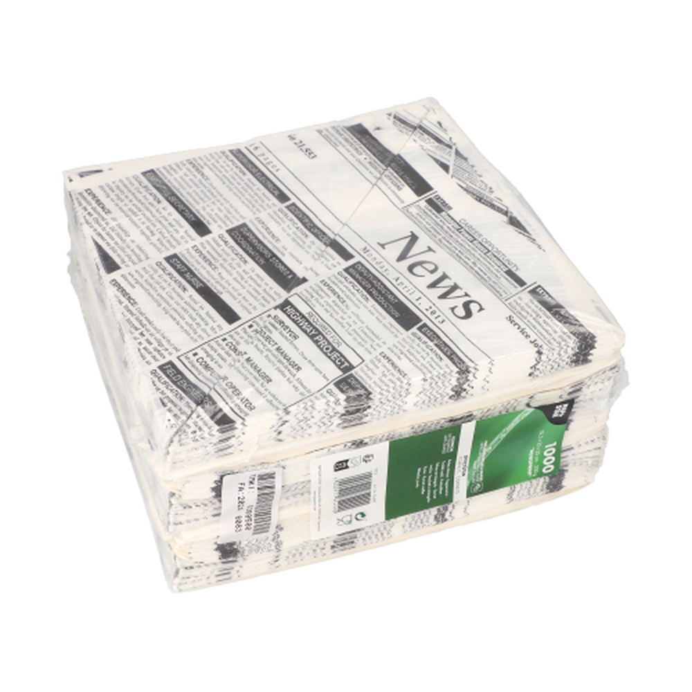 PAPSTAR Spitztüten, Pergament-Ersatz 32,5 cm x 23 cm x 23 cm Newsprint Fü