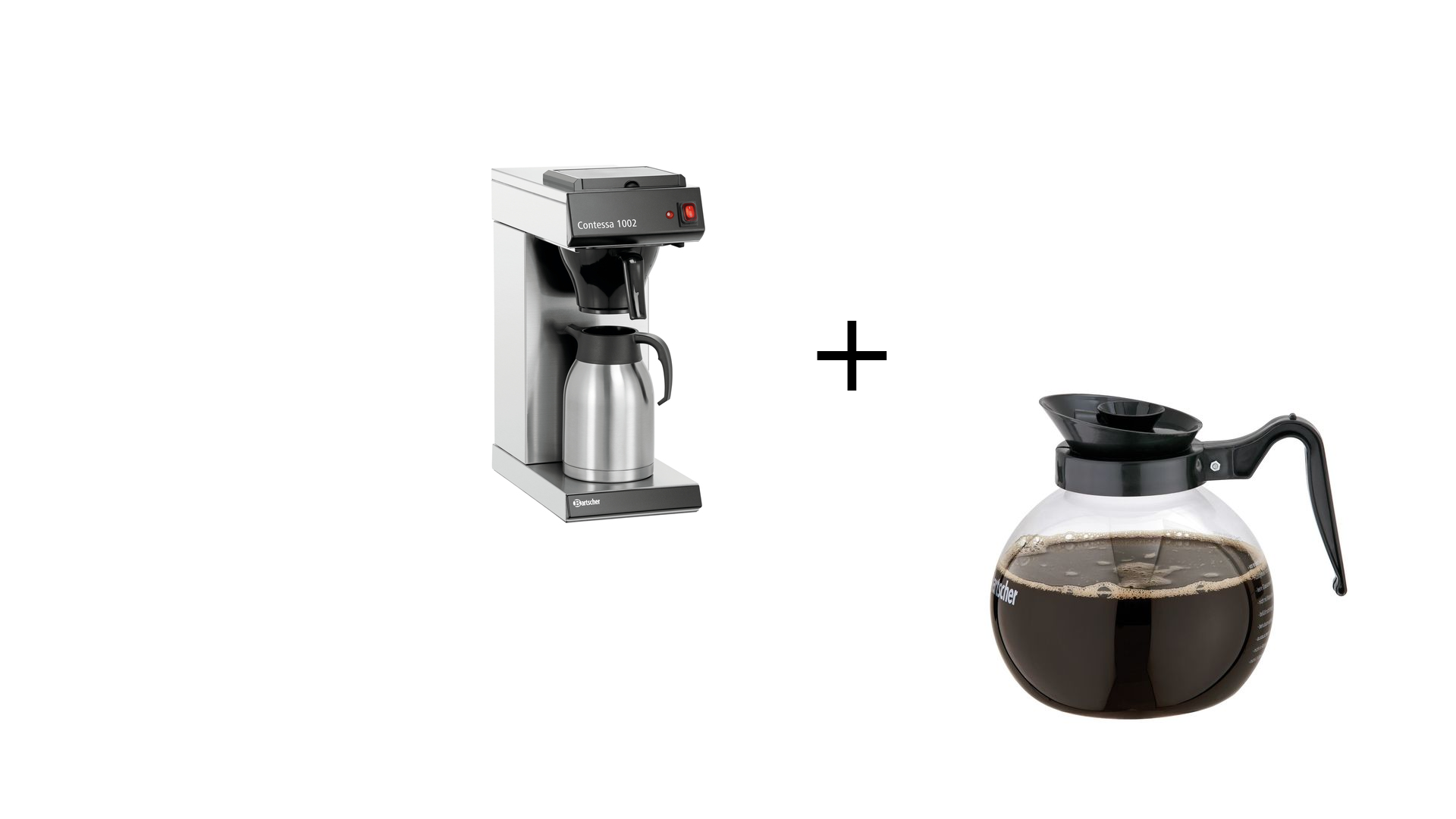 Bartscher generalüberholt Kaffeemaschine Contessa 1000 + 2L Isolierkanne 
