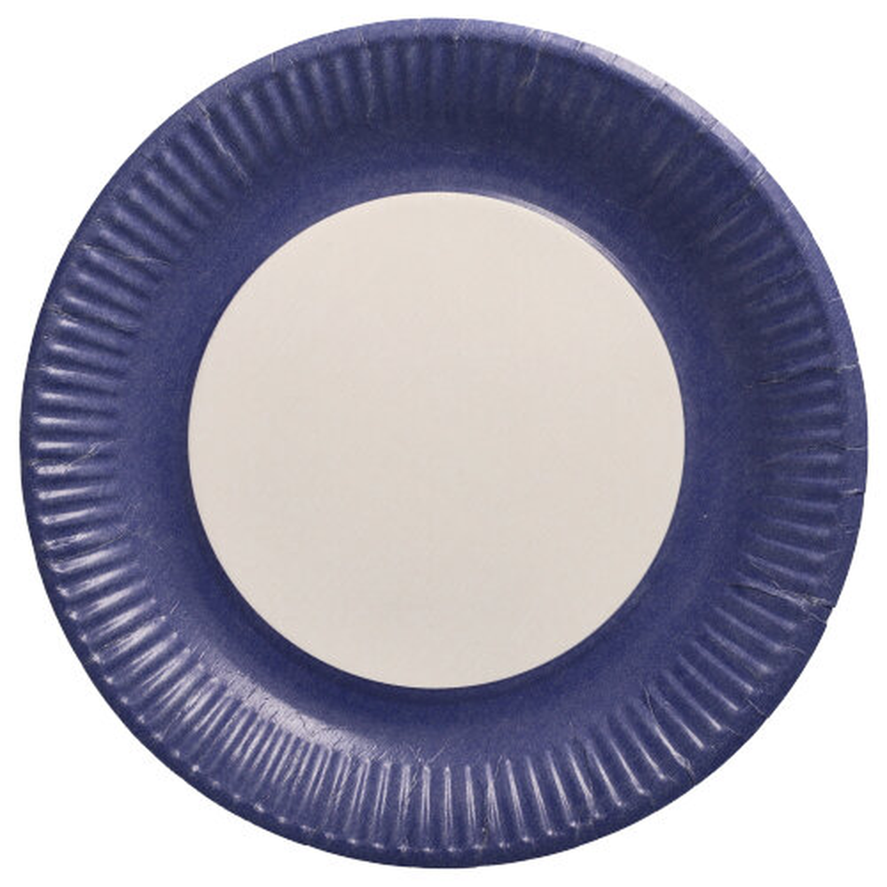 Papstar Teller, Pappe rund Ø 23 cm dunkelblau