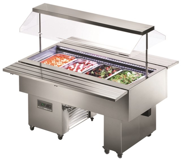 Nordcap Salatbar ISOLA 4 M INOX UM
