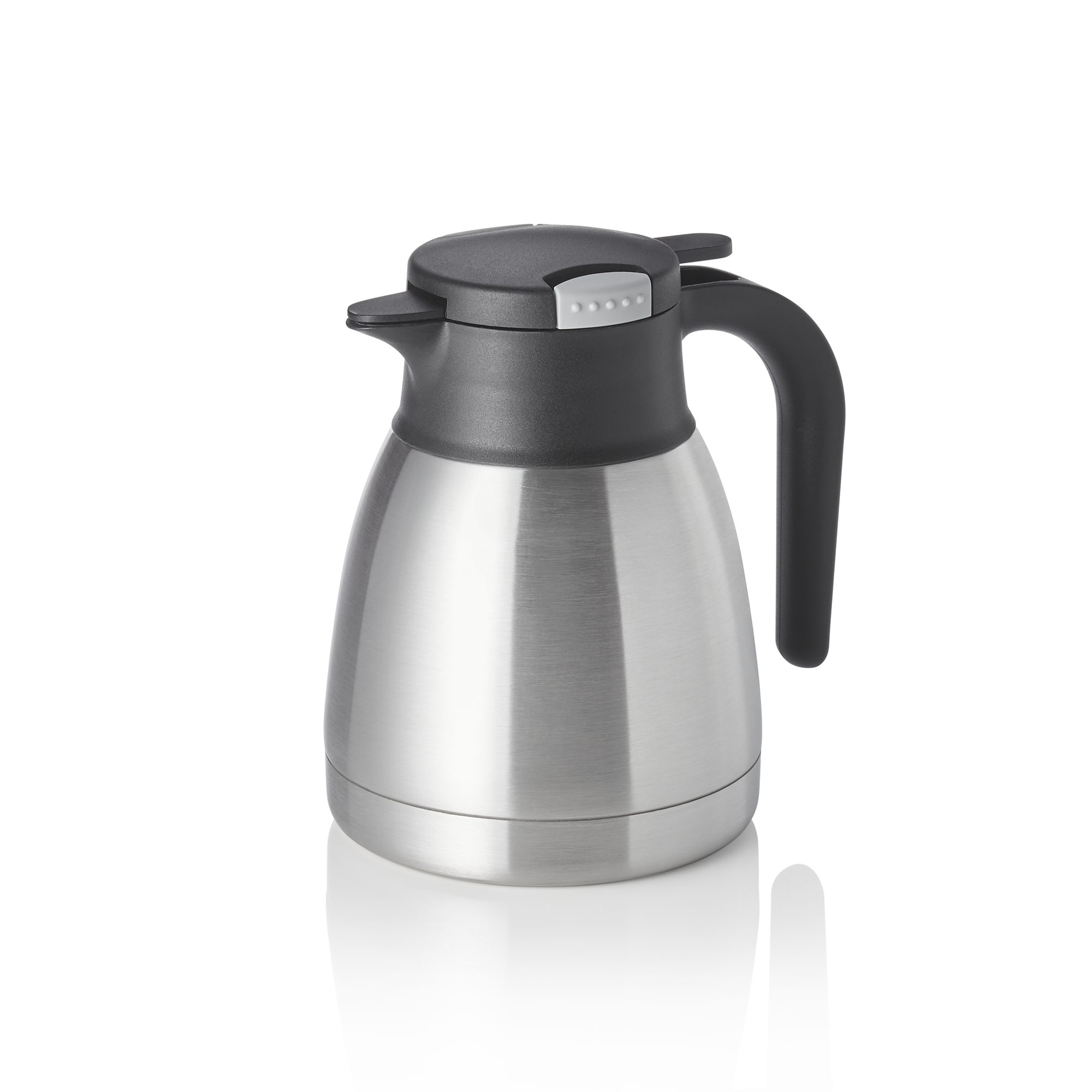 WAS Isolierkanne Skipper, 1,0 ltr., Ø 14 cm, Höhe 19 cm, doppelwandig, Chromnick