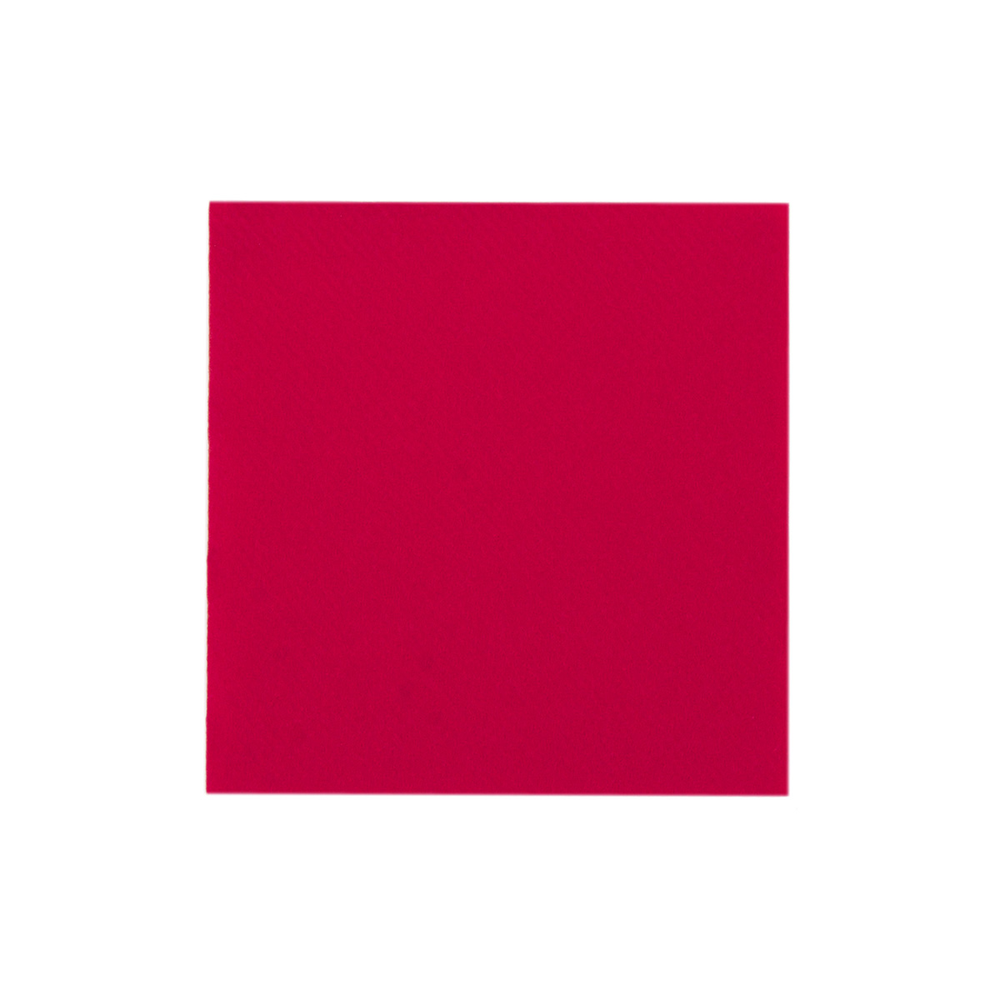 Mank Serviette Basic rot 20 x 20 cm 1/4 Falz