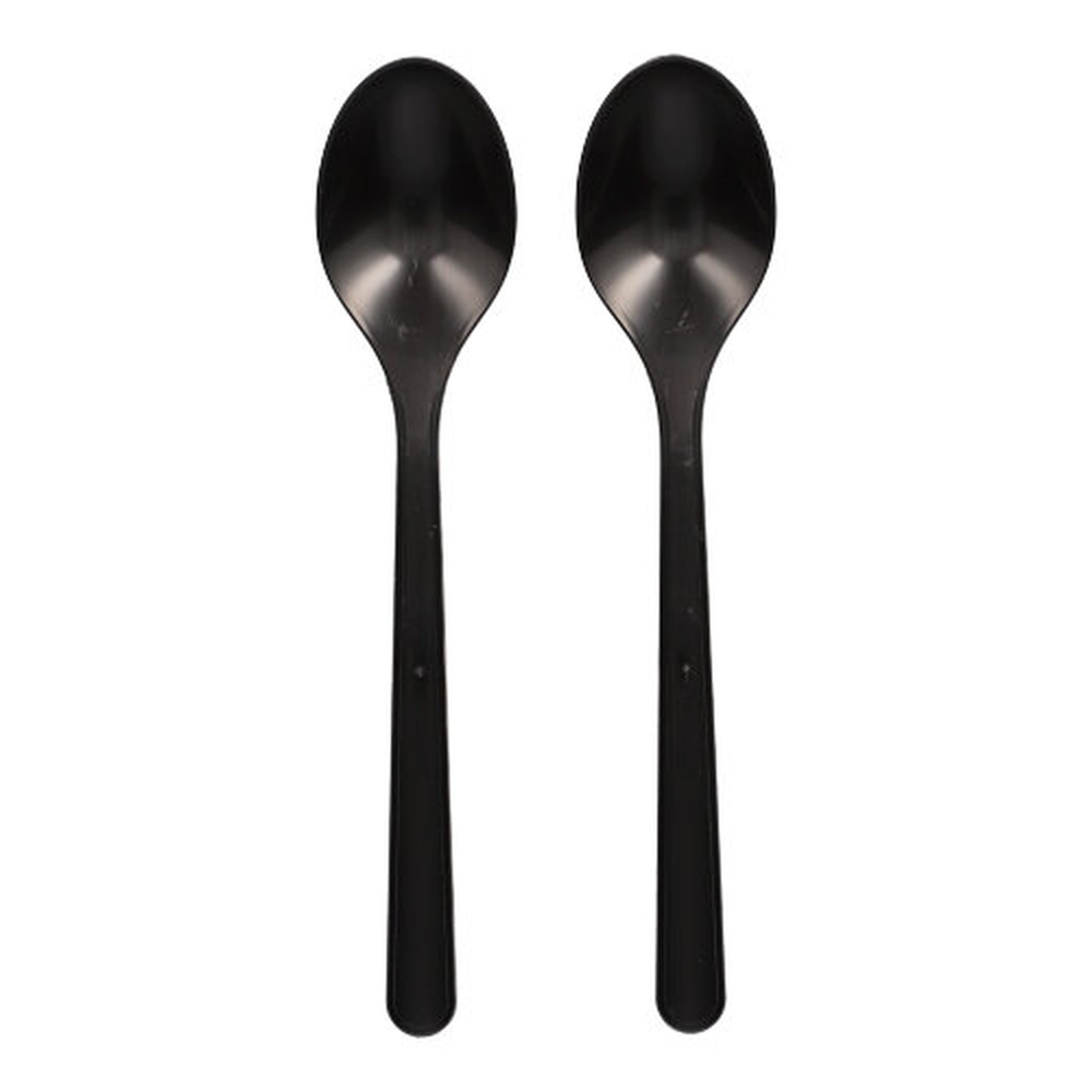 Papstar "Circulware" Mehrweg-Löffel PP-MF 18,5 cm schwarz extra stabil