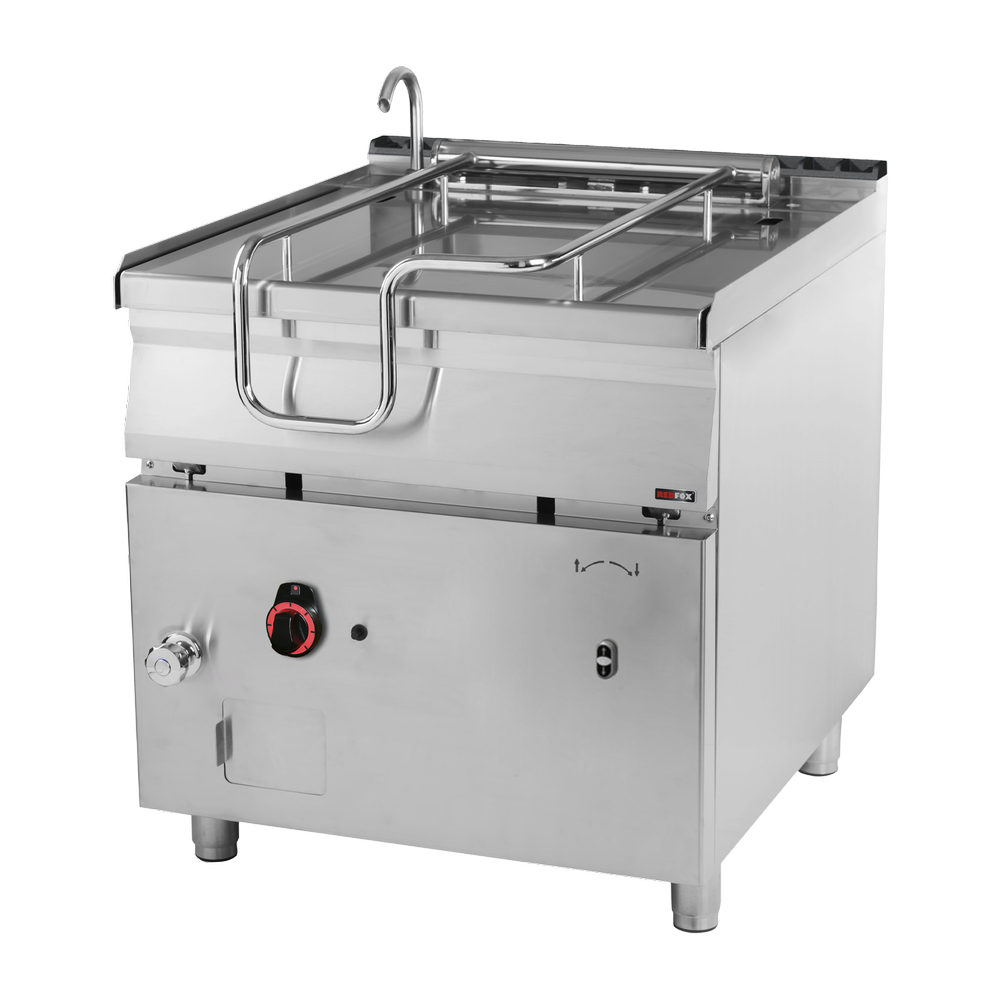 RM Gastro Automatische Kipppfanne Gas 80 l Edelstahlboden / REDFOX - BRM 90/80 G