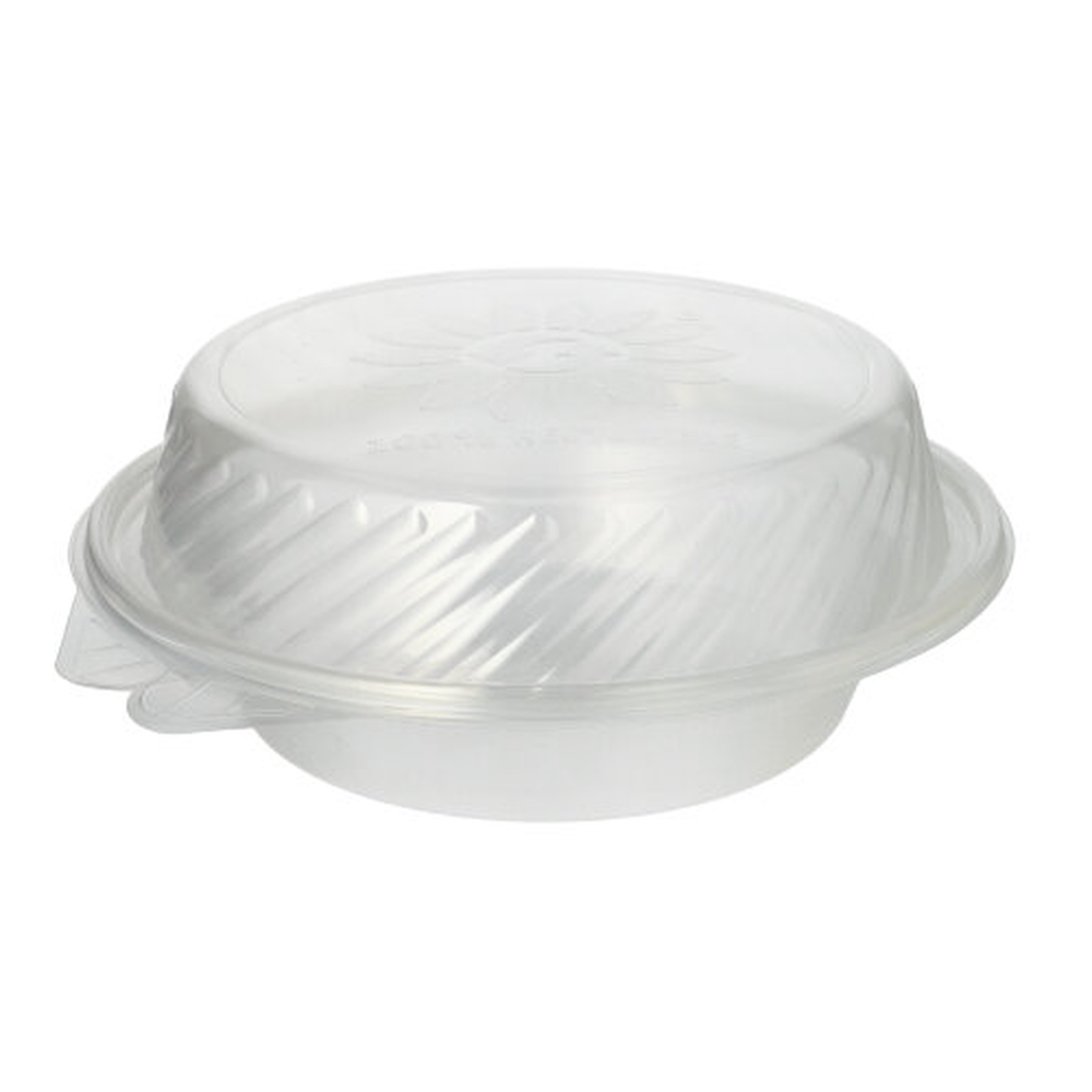 PAPSTAR Feinkost- und Salatschalen mit Klappdeckel PP rund 950 ml 8,7 cm x 22