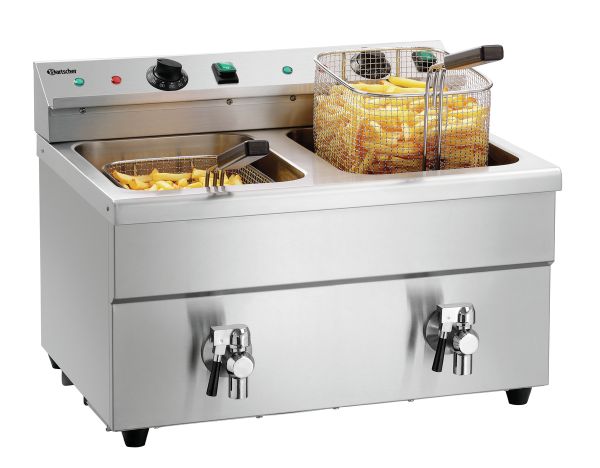 Bartscher Induktions-Fritteuse 2x8L Plus