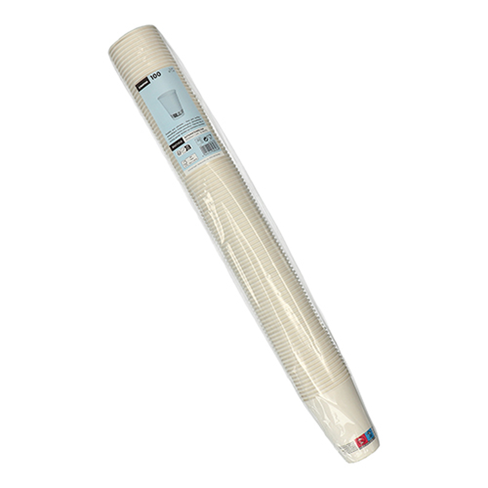 Papstar Automatenbecher, Pappe "To Go" 0,18 l Ø 7 cm · 9,2 cm weiss
