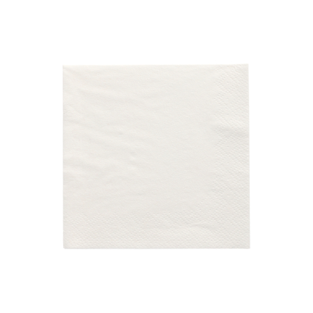 Papstar Servietten, 3-lagig 1/4-Falz 24 cm x 24 cm weiss