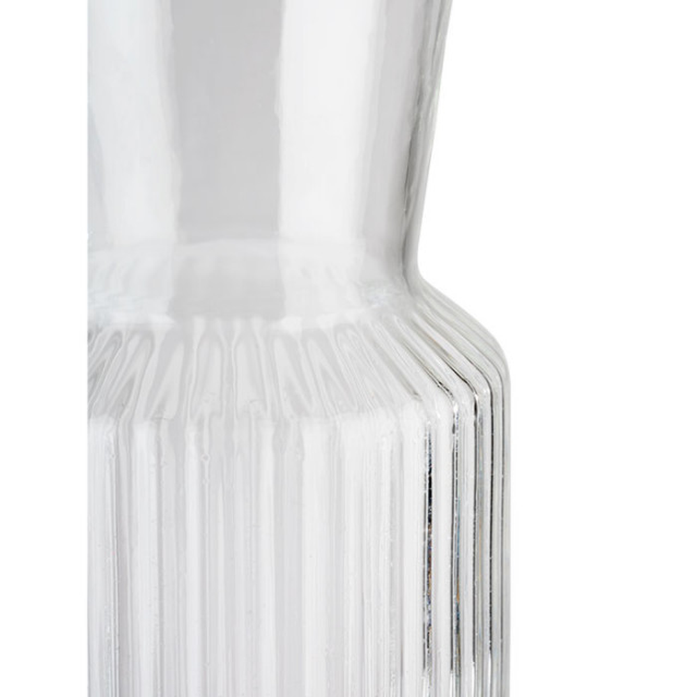 APS Glaskaraffe -LINES- Ø 8 cm, H: 27 cm, 0,9 Liter