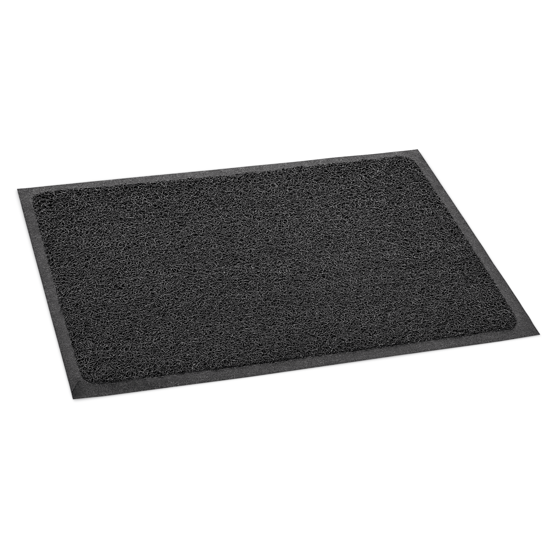 WAS Schmutzfangmatte, rutschhemmend mit Schaumstoffrücken, 80 x 60 x 1 cm, PVC