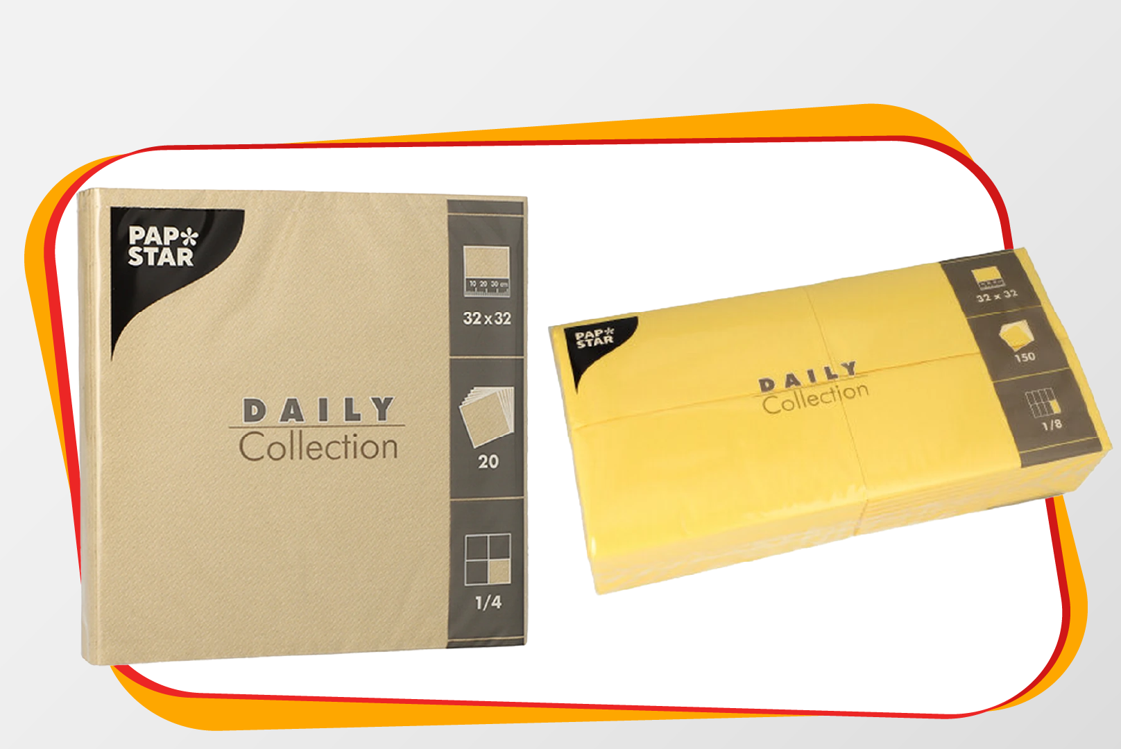 A4-Karten, Kartenbox, Pap-Star, Daily Collection, Kartenpackung
