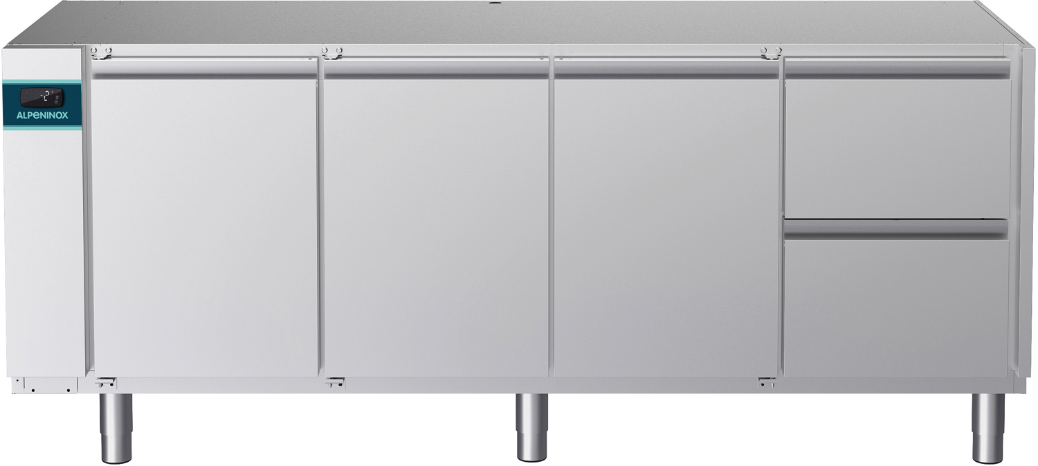 Nordcap Kühltisch, 4 Abteile CLO 650 4-7011