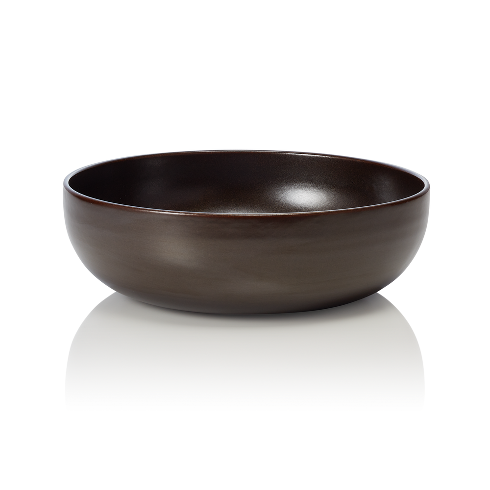 WAS Schale ROCKZZERO, Ø 26 cm, 2 ltr., metallic brown, Steinzeug
