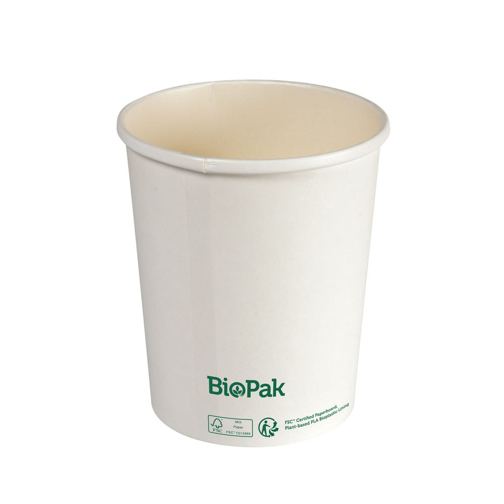 Duni Bowl Ronda SLIM Karton/PLA Weiß 950ml 117 x 117 x 135 mm