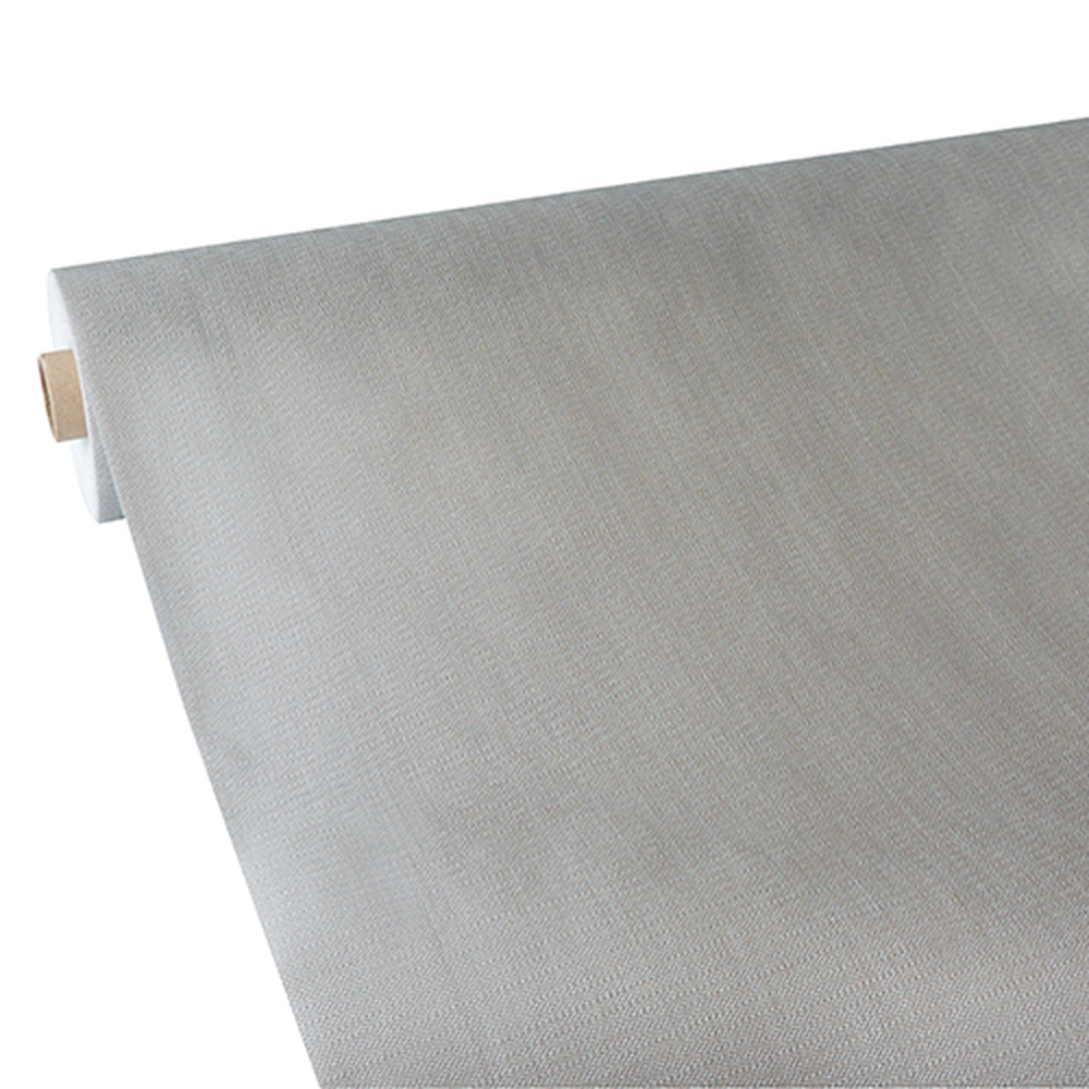 PAPSTAR stoffähnlich, Vlies soft selection plus 25 m x 1,18 m silb