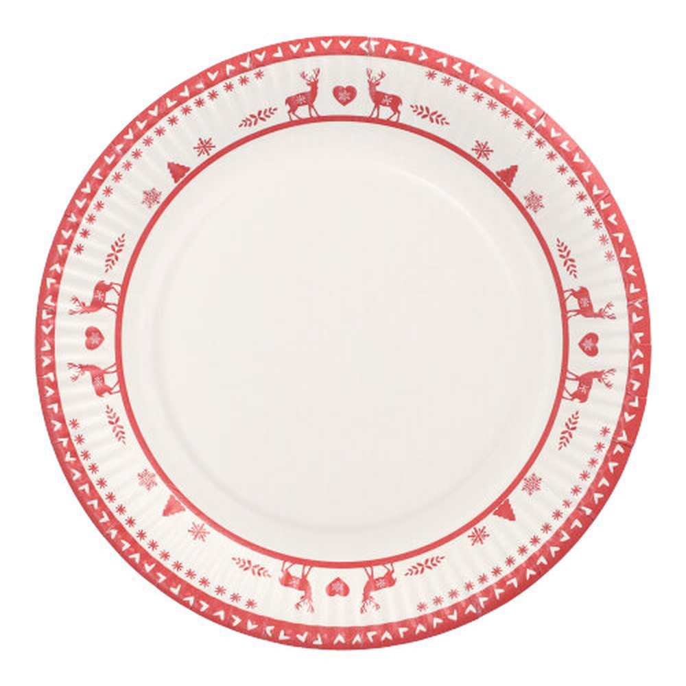 Papstar Teller, Pappe rund Ø 23 cm "Rennes"