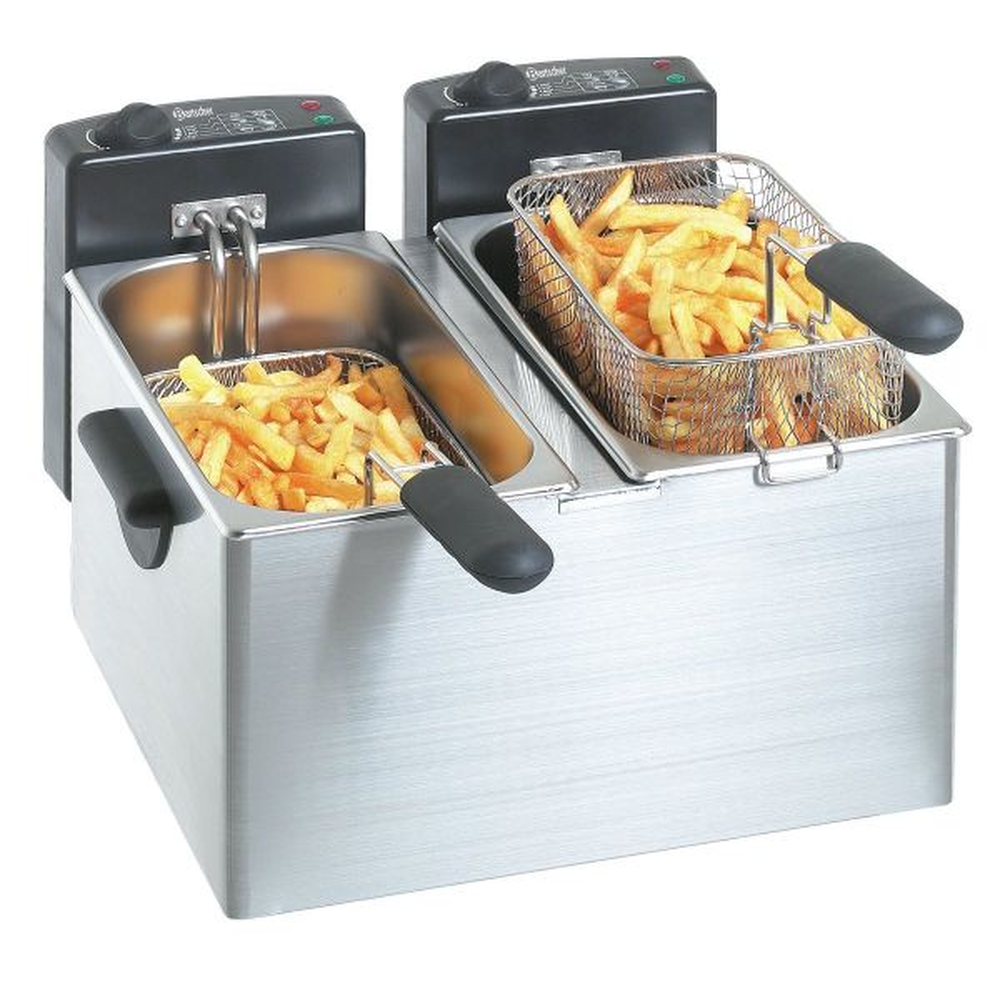 Bartscher Elektro-Doppel-Fritteuse MINI III