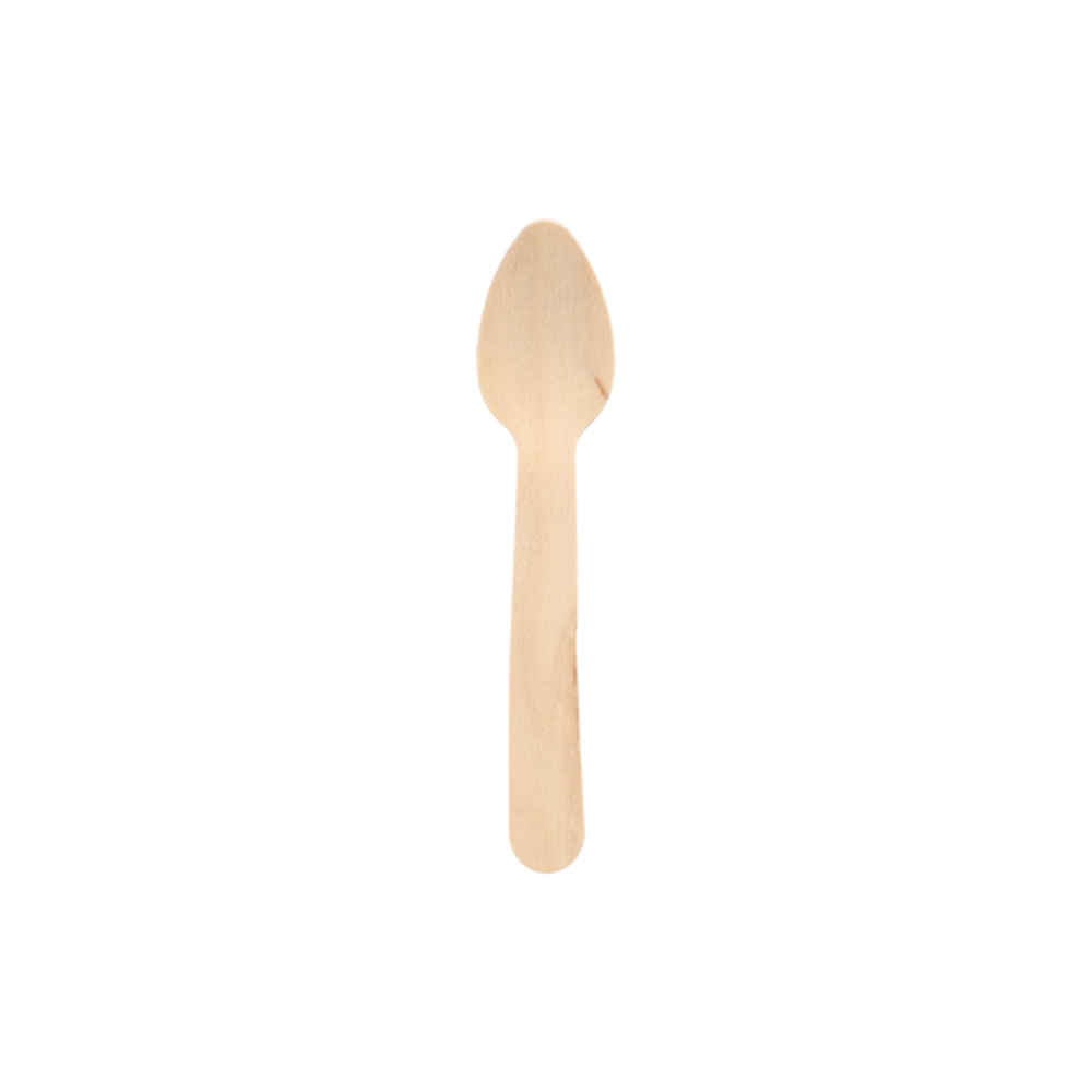 Papstar Kaffeelöffel Holz "pure" 11 cm