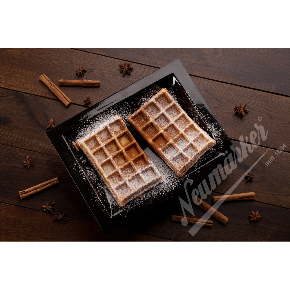 Neumärker Brüsseler Waffel Wechselplatten für Thermocook® (Gusseisen antihaftbe