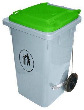 Contacto Abfalleimer 100 Liter, grün