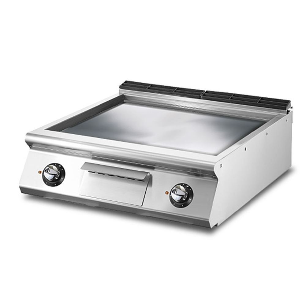 Virtus Elektro-Grillplatte, Tischmodell, glatte Platte