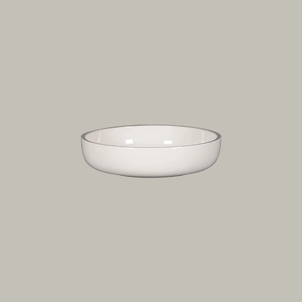 RAK Teller tief rund - white Serie: Ease Ø 19.8 cm / Ht. 4.5 cm / Cont. 90 cl