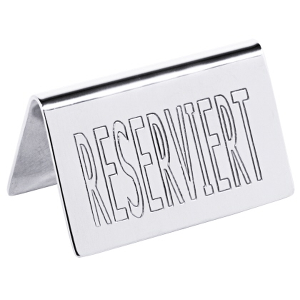 Contacto Tischschild RESERVIERT