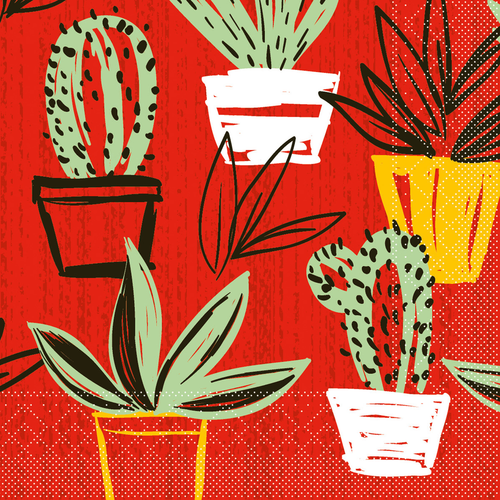 Mank Serviette Sancho Mexican-Style 33 x 33 cm 1/4 Falz