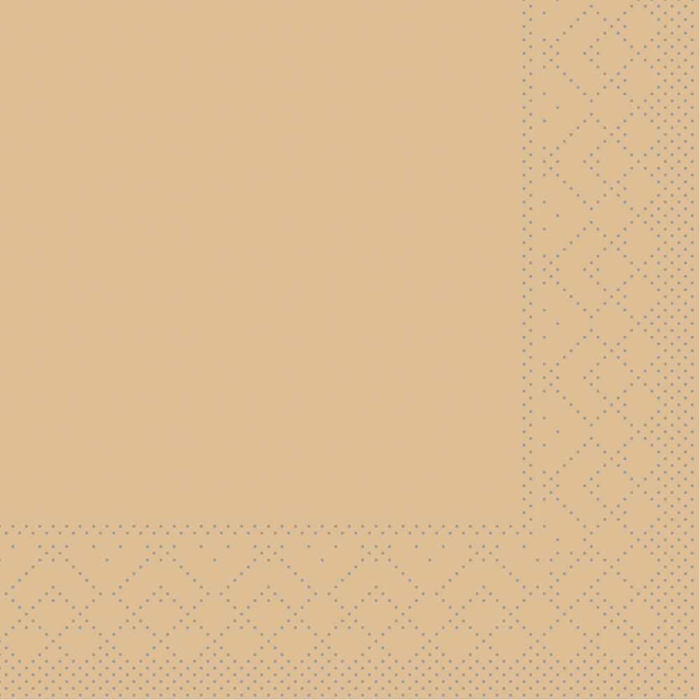 Mank Serviette Basic sand 24 x 24 cm 1/4 Falz