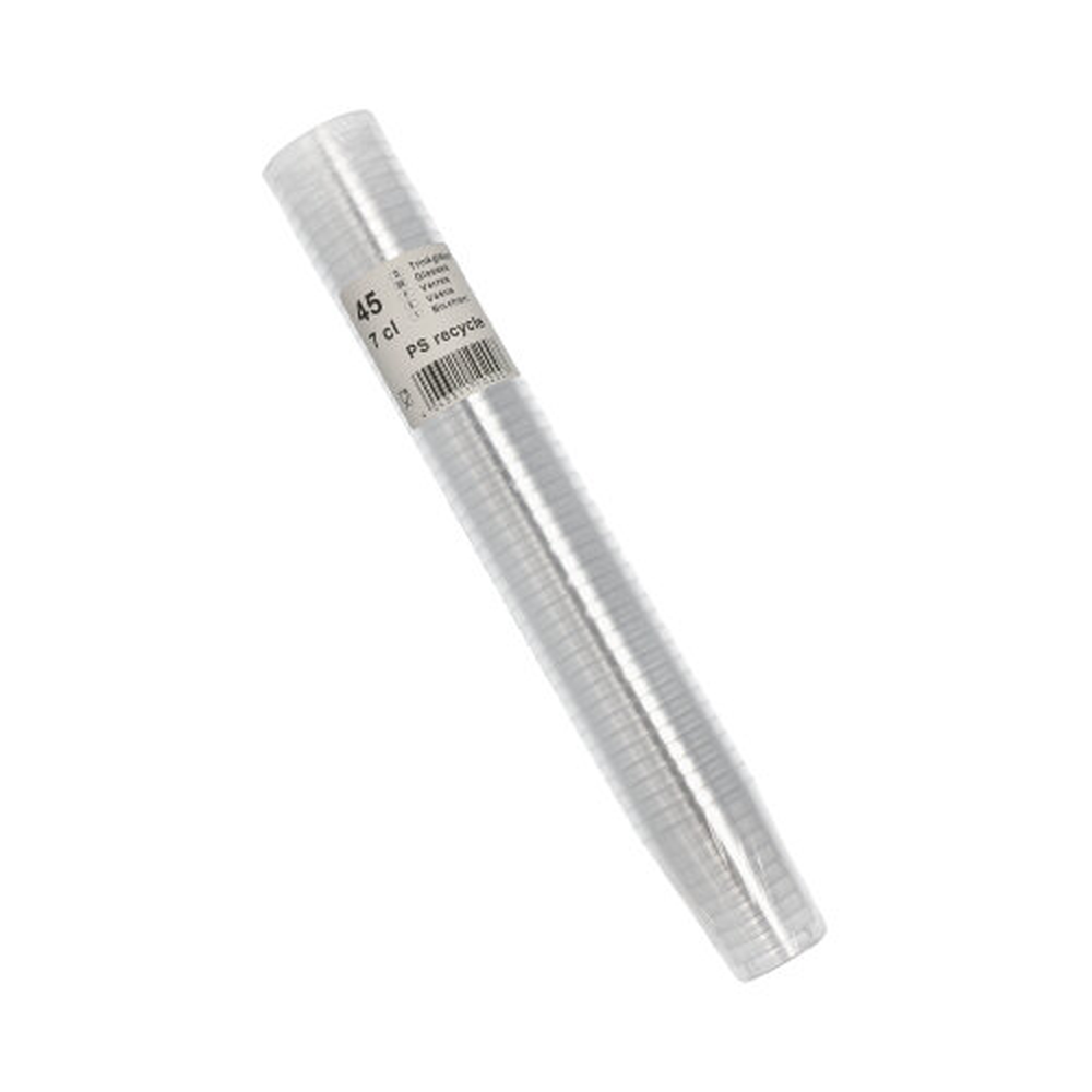 Papstar Trinkbecher PS 0,07 l Ø 5 cm · 6,5 cm glasklar
