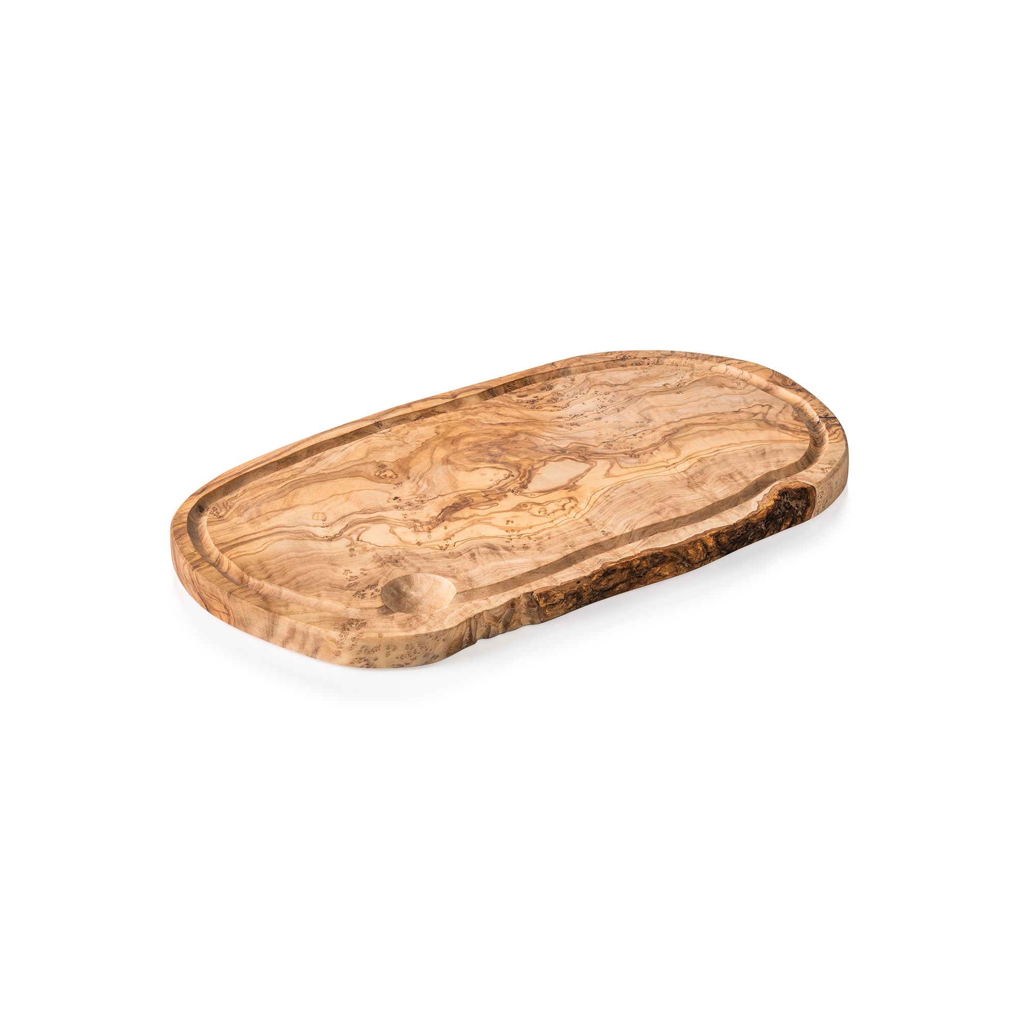 WAS Servierbrett PURE OLIVE, 35 x 18 cm, Olivenholz