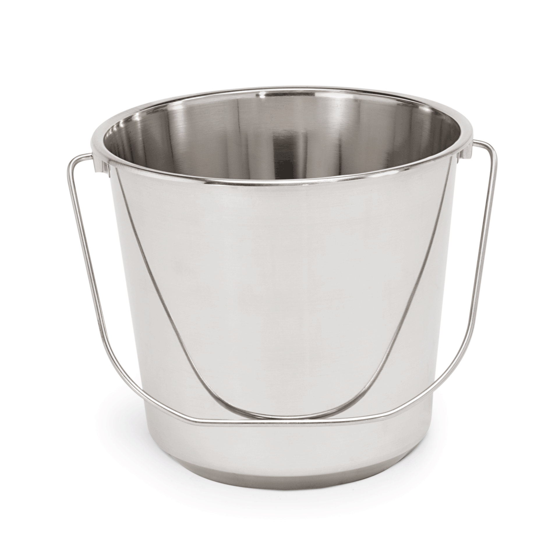 WAS Eimer, Ø 30 cm, 14 ltr., Chromnickelstahl