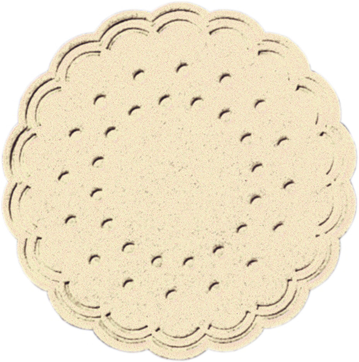 Duni Zelltuch-Untersetzer Ø 7,5 cm 8-lagig cream