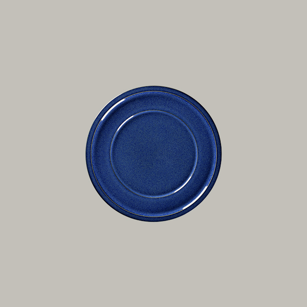 RAK Teller flach mit Rand - cobalt Serie: Ease Ø 23.7 cm / Ht. 2.2 cm