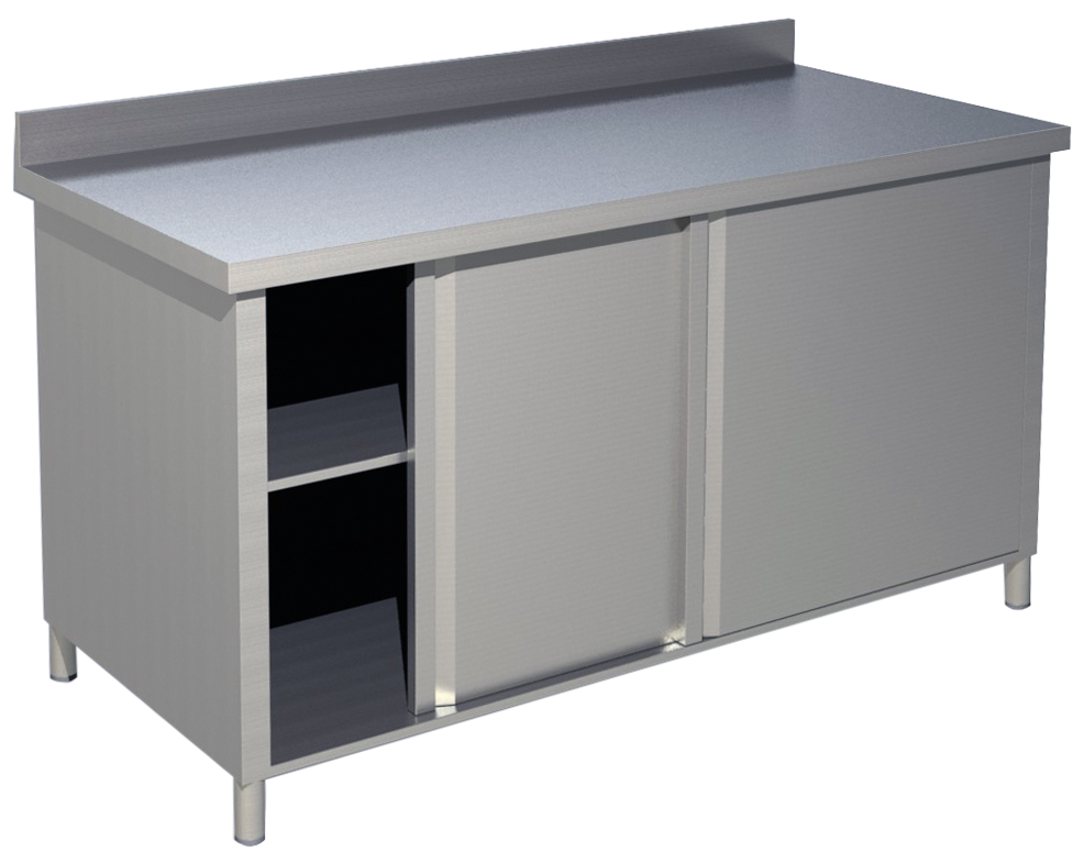 KBS Arbeitsschrank mit Aufkantung B 140cm x T 70cm