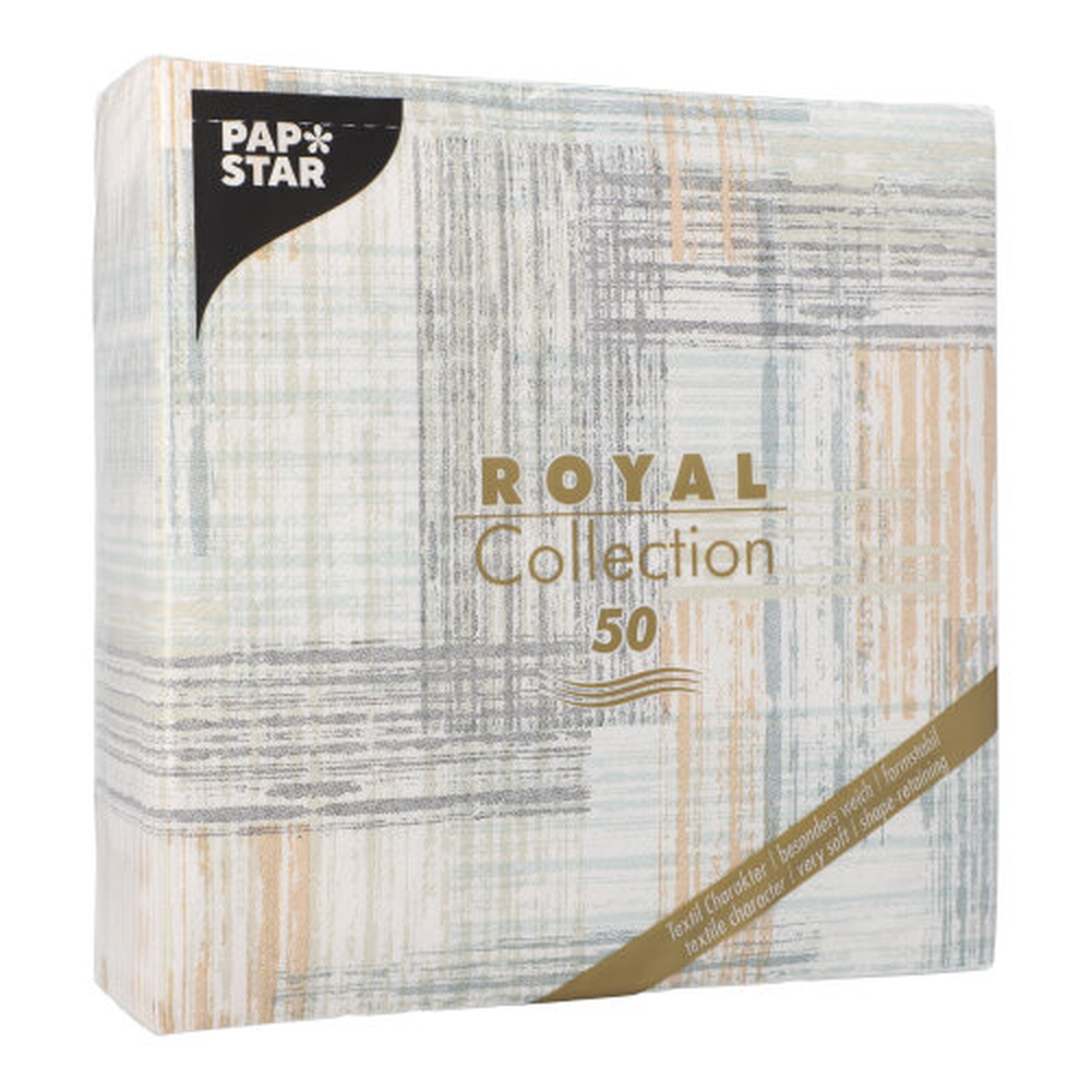 Papstar Servietten "ROYAL Collection" 1/4-Falz 40 cm x 40 cm "Modern"