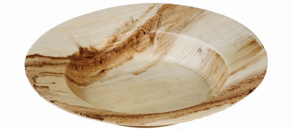 Pacovis Elegance Teller 23cm Palmblatt, 3.8cm tief, natures