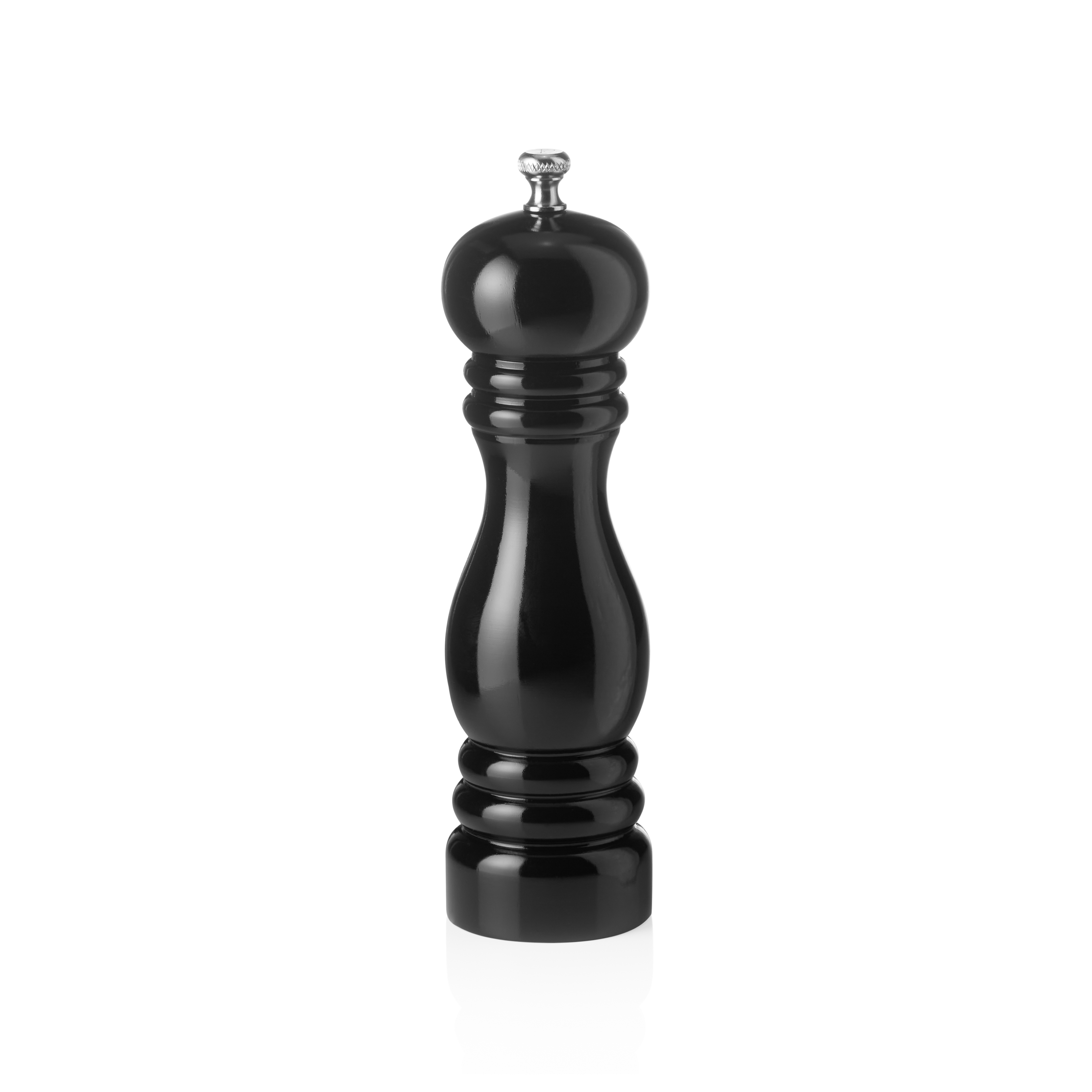 WAS Pfeffermühle mit Keramikmahlwerk CLASSIC MILL, Höhe 20 cm, schwarz glänzend,