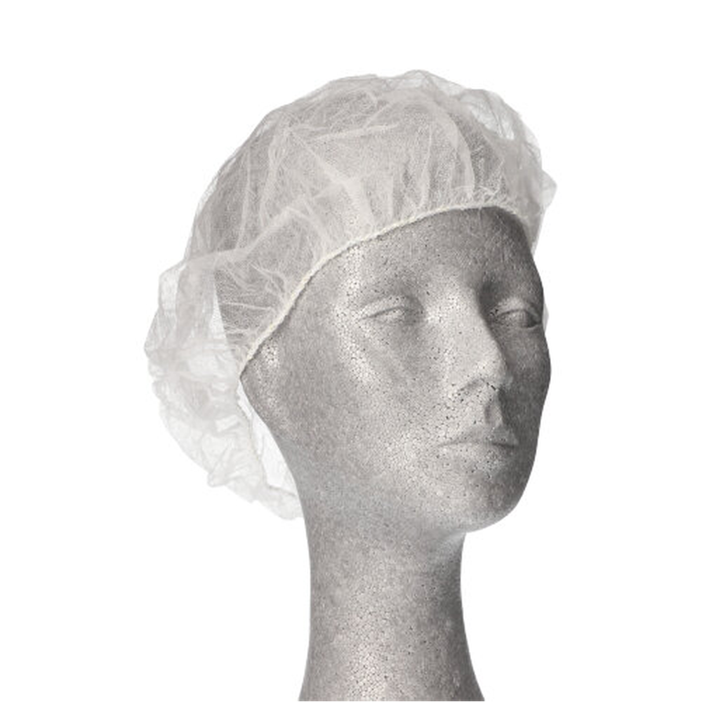 Papstar "WORK-INN/PS" Barett-Hauben, Vlies Ø 52 cm weiss